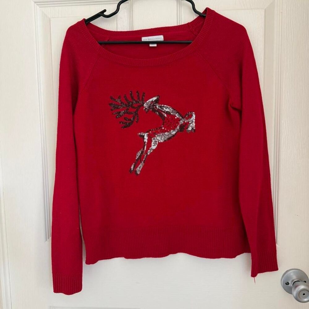 New-york-company Women's Red Jumper